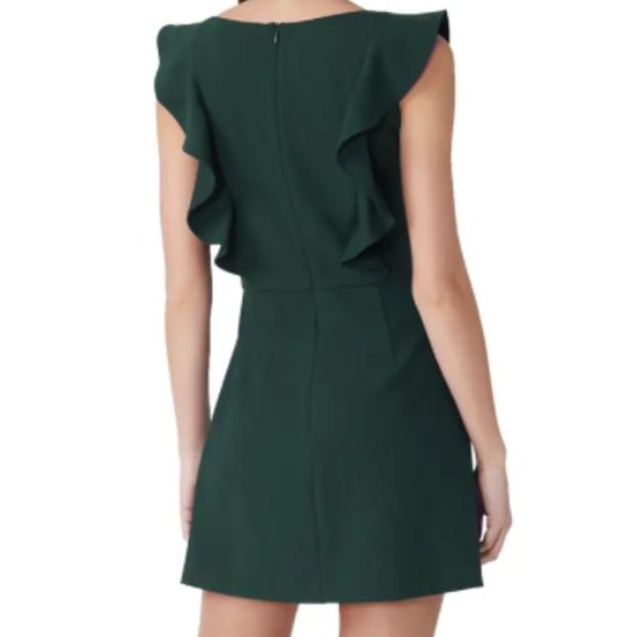 French Connection Whisper Ruffle Strap Minidress - Picture 2 of 6